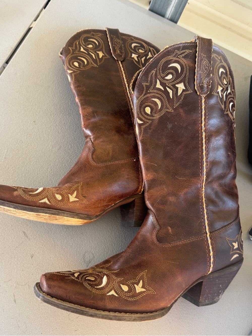 Durango Cowgirl leather Boots Size 9.5